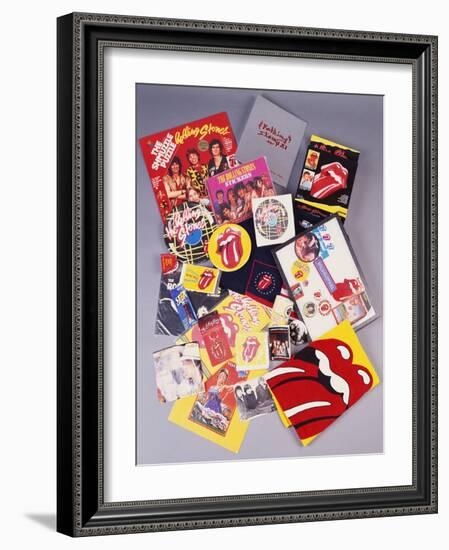 A Collection of Over Thirty Rolling Stones Souvenirs-null-Framed Giclee Print