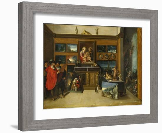 A Collection of Paintings-Frans Francken the Younger-Framed Giclee Print