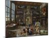 A Collector's Gallery. (Realised with Cornelis De Baellieur)-Frans Francken the Younger-Mounted Giclee Print