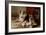 A Collie with Fox Terrier Puppies, 1913-Walter Hunt-Framed Giclee Print