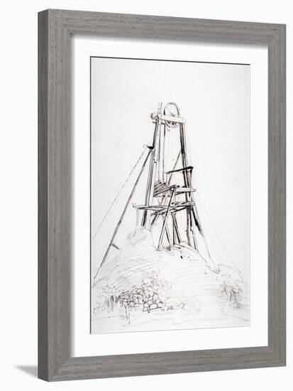 A Colliery Winding Engine, C1864-1930-Anna Lea Merritt-Framed Giclee Print