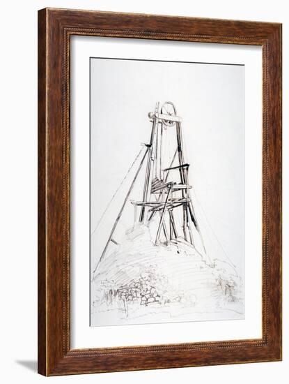 A Colliery Winding Engine, C1864-1930-Anna Lea Merritt-Framed Giclee Print