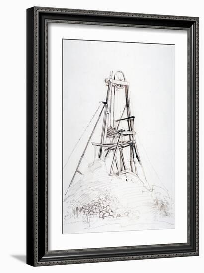 A Colliery Winding Engine, C1864-1930-Anna Lea Merritt-Framed Giclee Print