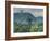 A Colorful Adult Male Dilophosaurus Explores a Hilltop-Stocktrek Images-Framed Photographic Print