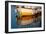 A Colorful Wooden Boat Reflected In The Calm Water Near Marsala, Sicily-Erik Kruthoff-Framed Photographic Print