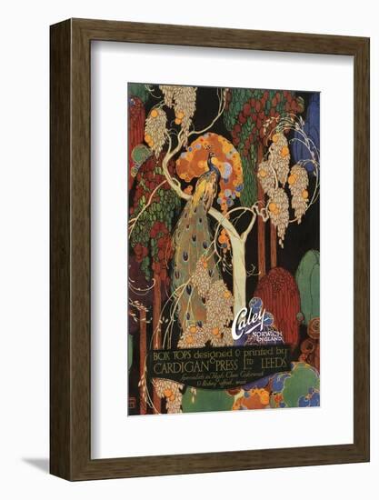 A Colourful Artwork Promoting A. J. Caley Limited.-null-Framed Photographic Print