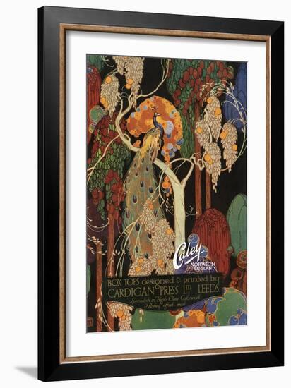 A Colourful Artwork Promoting A. J. Caley Limited.-null-Framed Premium Photographic Print