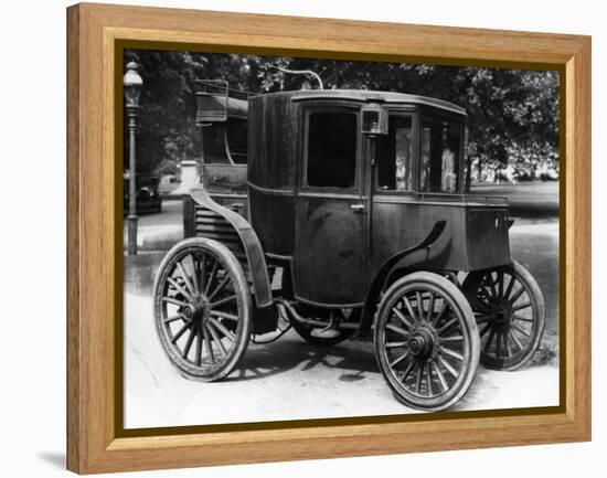 A Columbia Electric Car, C1899-null-Framed Premier Image Canvas