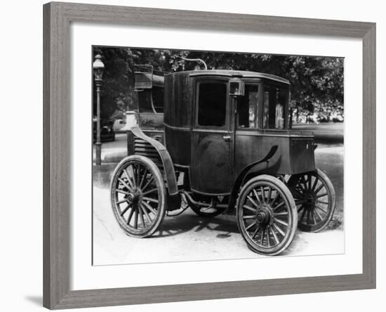 A Columbia Electric Car, C1899-null-Framed Photographic Print