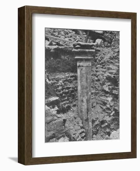 A column of the hall of Blackfriars Priory, City of London, 1906-Unknown-Framed Photographic Print