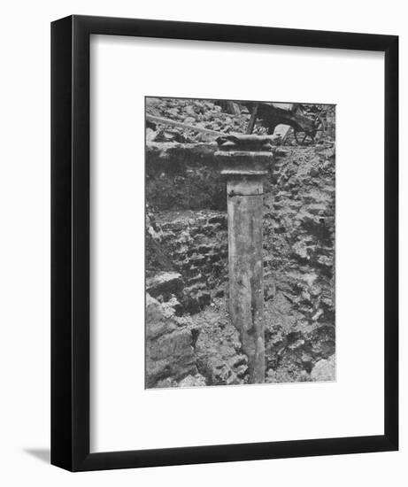 A column of the hall of Blackfriars Priory, City of London, 1906-Unknown-Framed Photographic Print