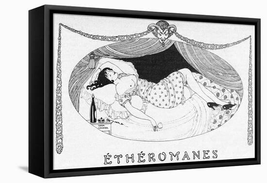 A Comatose Etheromane-Gerda Wegener-Framed Stretched Canvas