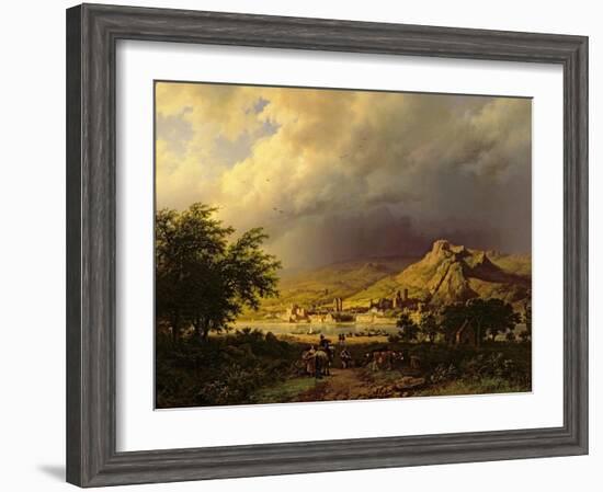 A Coming Storm-Barend Cornelis Koekkoek-Framed Giclee Print