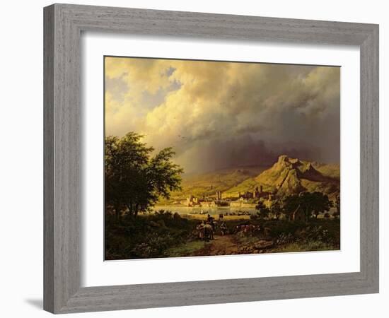 A Coming Storm-Barend Cornelis Koekkoek-Framed Giclee Print