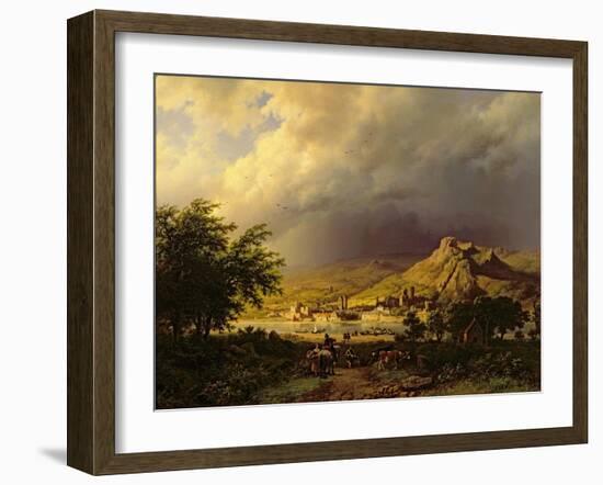 A Coming Storm-Barend Cornelis Koekkoek-Framed Giclee Print