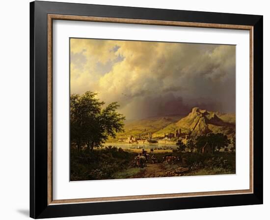 A Coming Storm-Barend Cornelis Koekkoek-Framed Giclee Print