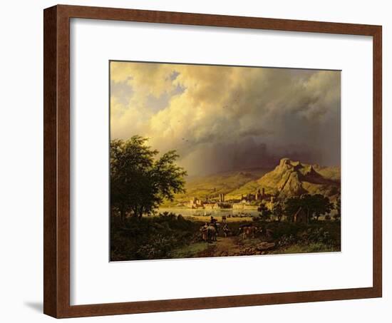 A Coming Storm-Barend Cornelis Koekkoek-Framed Giclee Print