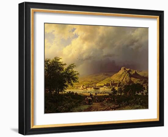 A Coming Storm-Barend Cornelis Koekkoek-Framed Giclee Print