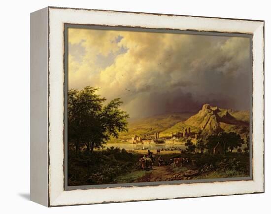 A Coming Storm-Barend Cornelis Koekkoek-Framed Premier Image Canvas