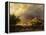 A Coming Storm-Barend Cornelis Koekkoek-Framed Premier Image Canvas