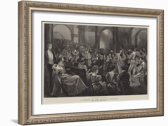 A Concert at the Imperial Institute-Arthur Hopkins-Framed Giclee Print