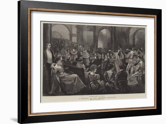 A Concert at the Imperial Institute-Arthur Hopkins-Framed Giclee Print