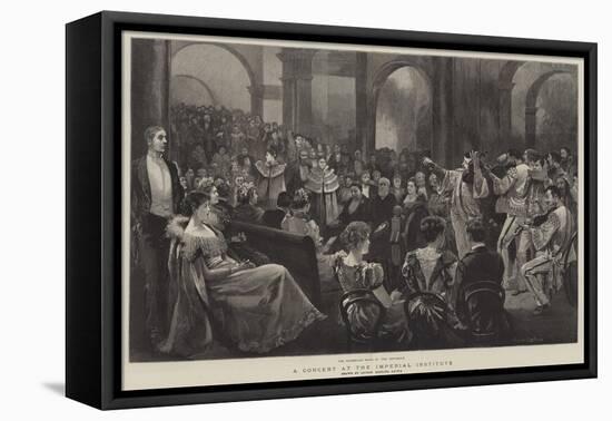 A Concert at the Imperial Institute-Arthur Hopkins-Framed Premier Image Canvas