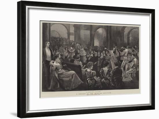 A Concert at the Imperial Institute-Arthur Hopkins-Framed Giclee Print