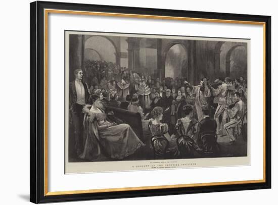 A Concert at the Imperial Institute-Arthur Hopkins-Framed Giclee Print