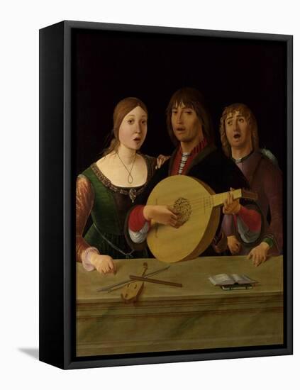 A Concert, C. 1490-Lorenzo Costa-Framed Premier Image Canvas