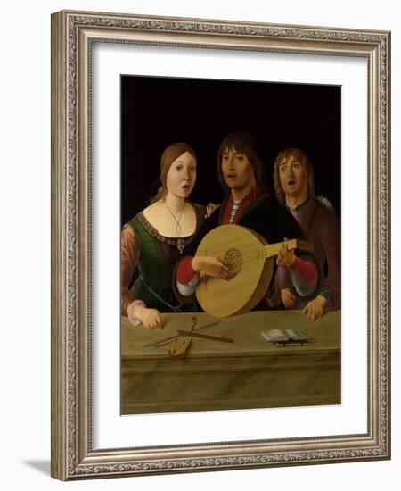 A Concert, C. 1490-Lorenzo Costa-Framed Giclee Print