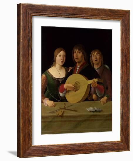 A Concert, C. 1490-Lorenzo Costa-Framed Giclee Print