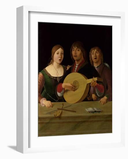 A Concert, C. 1490-Lorenzo Costa-Framed Giclee Print