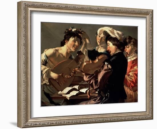 A Concert, C1623-null-Framed Giclee Print