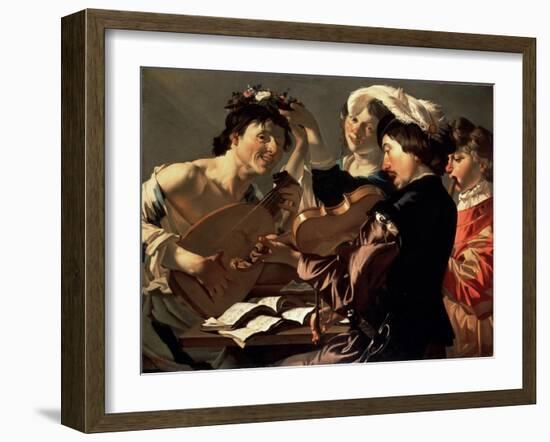 A Concert, C1623-null-Framed Giclee Print