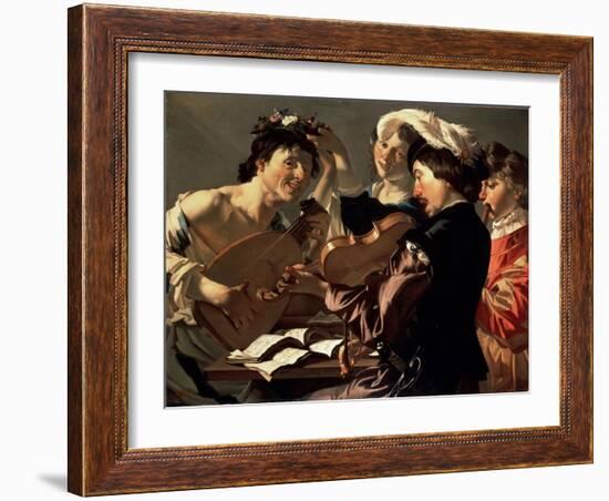 A Concert, C1623-null-Framed Giclee Print