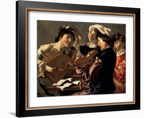 A Concert, C1623-null-Framed Giclee Print