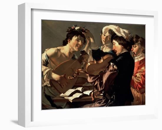 A Concert, C1623-null-Framed Giclee Print