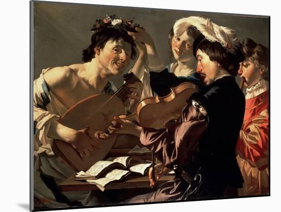 A Concert, C1623-null-Mounted Giclee Print