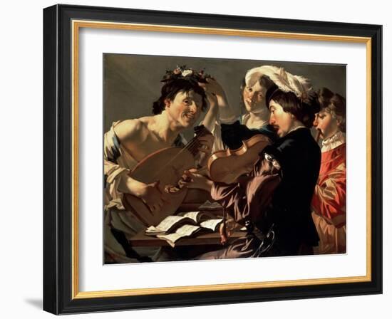 A Concert, C1623-null-Framed Giclee Print