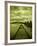 A Concrete Jetty on Water under a Stormy Sky-Cristina Carra Caso-Framed Photographic Print