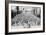 A Congregation Faces the Holy Kaaba in Mecca's Mosque, Saudi Arabia, 1922-null-Framed Giclee Print