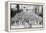 A Congregation Faces the Holy Kaaba in Mecca's Mosque, Saudi Arabia, 1922-null-Framed Premier Image Canvas