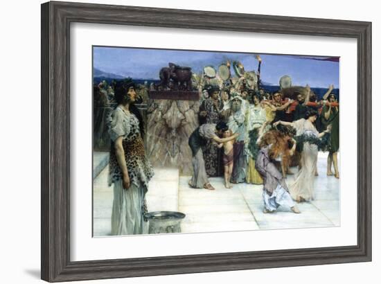 A Consecration of Bacchus, Detail [1]-Sir Lawrence Alma-Tadema-Framed Art Print