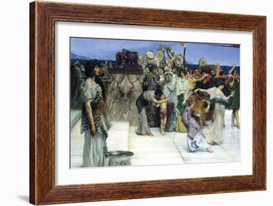 A Consecration of Bacchus, Detail [1]-Sir Lawrence Alma-Tadema-Framed Art Print