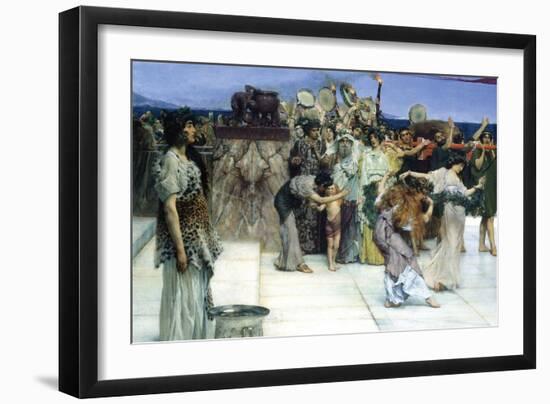 A Consecration of Bacchus, Detail [1]-Sir Lawrence Alma-Tadema-Framed Art Print