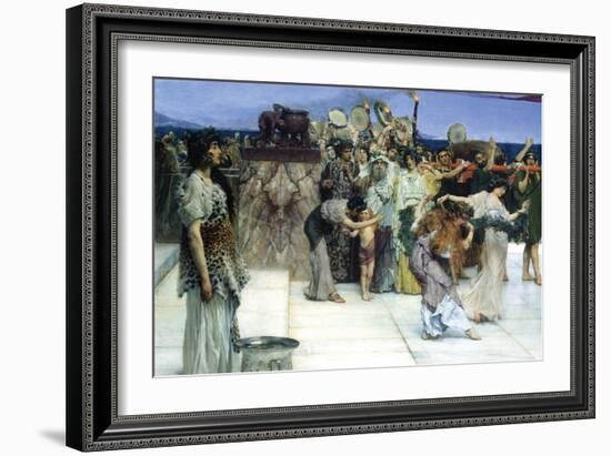 A Consecration of Bacchus, Detail [1]-Sir Lawrence Alma-Tadema-Framed Art Print