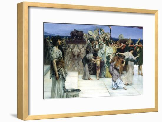 A Consecration of Bacchus, Detail-Sir Lawrence Alma-Tadema-Framed Art Print