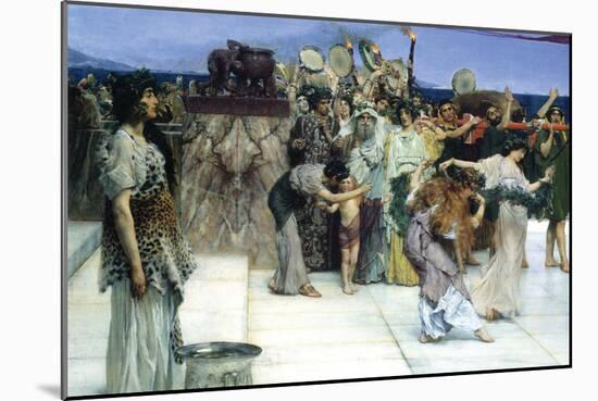 A Consecration of Bacchus, Detail-Sir Lawrence Alma-Tadema-Mounted Art Print