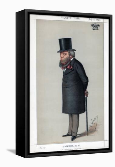 A Conservative Religionist, 1871-Carlo Pellegrini-Framed Premier Image Canvas